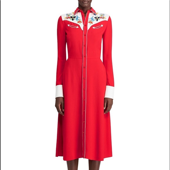 Ralph Lauren Purple Label Dresses & Skirts - RALPH LAUREN COLLECTION Billie Cowboy Beaded Dress Italy! Very Rare! NWT! $2990